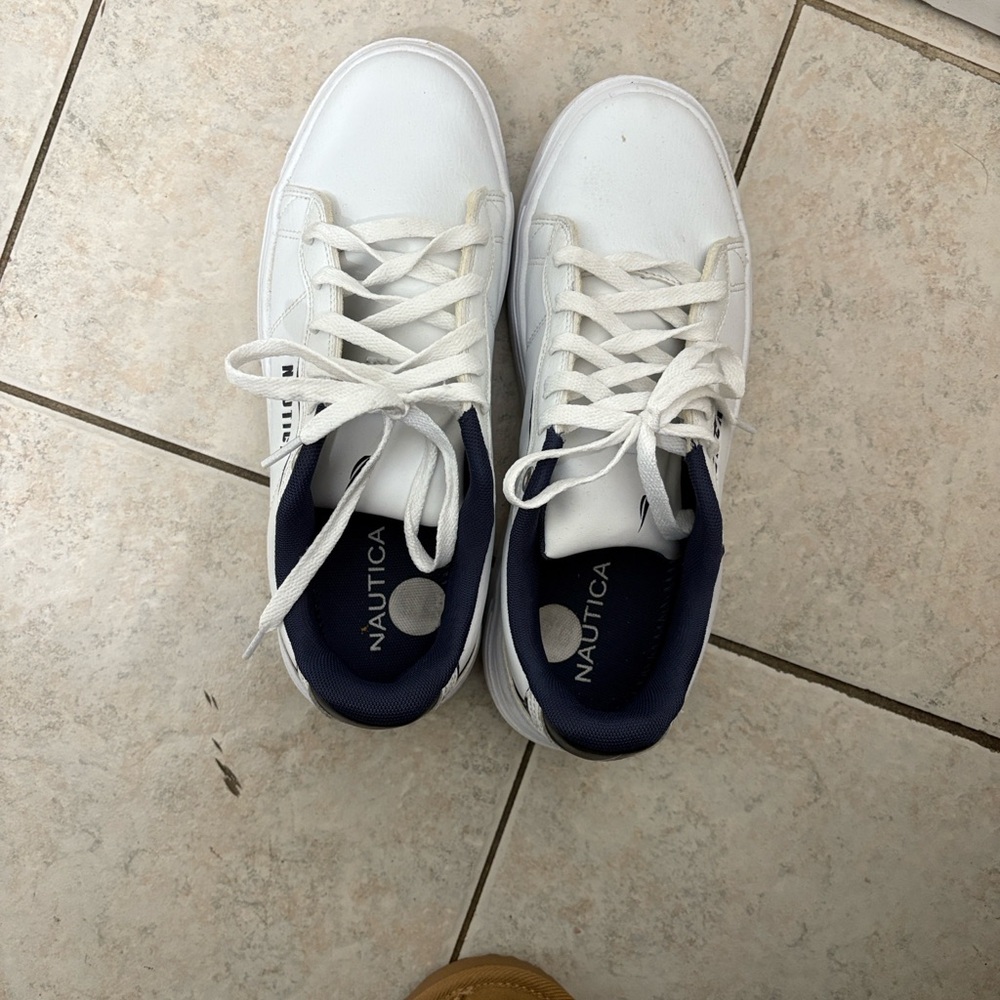 Nautica White Sneakers for Men